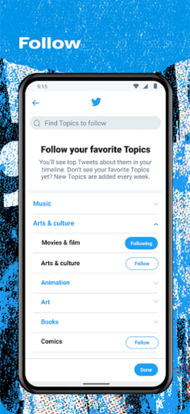 Instagram, Twitter, TikTok